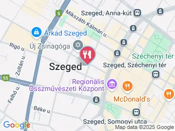 Taj Mahal Indiai Étterem Szeged Szeged a térképen