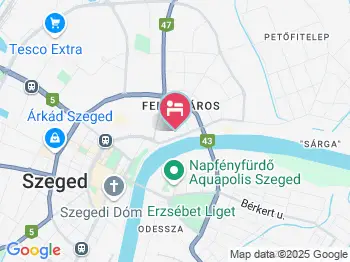 Tímárház Panzió Szeged a térképen