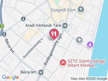 Torta Művek Szeged - Belváros Szeged a térképen