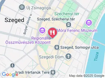 Trója Étterem Kávézó Szeged a térképen