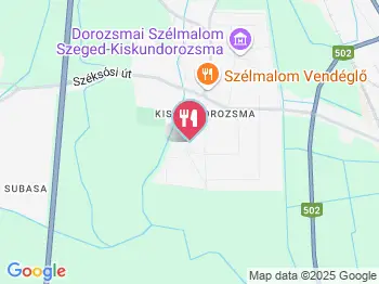 Vadliba Vendéglő Szeged a térképen