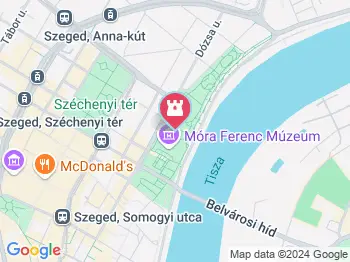 Várkert Downtown Kertmozi Szeged a térképen