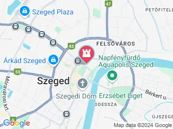 Vasalóház Szeged a térképen
