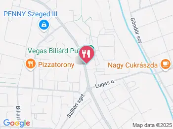 Vegas Pub Szeged a térképen