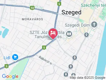 Vén Diófa De Lux Panzió Szeged a térképen