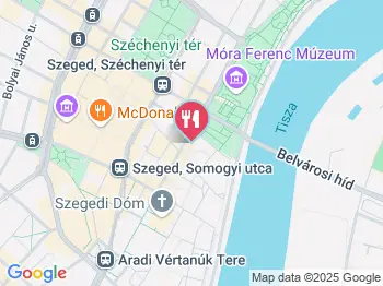 Vendéglő a Régi Hídhoz Szeged a térképen