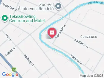 Vízügyi Történeti Emlékhely Szeged a térképen