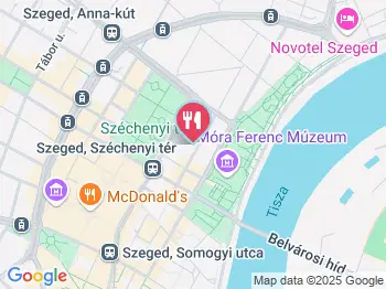 Zápor József Kocsmája Szeged a térképen