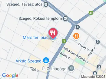 Zöldség-Gyümölcs Sziget a Marson Szeged a térképen