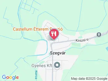 Castellum Panzió & Étterem Szegvár a térképen