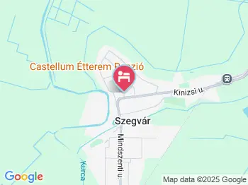 Castellum Panzió Szegvár a térképen