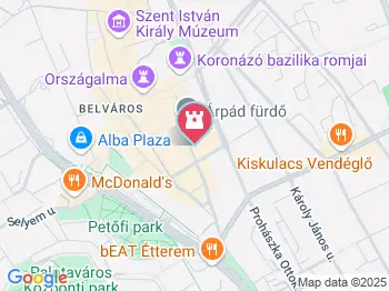 Árpád Fürdő Székesfehérvár a térképen