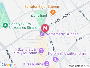 Belvárosi Krém Cukrászda Székesfehérvár a térképen