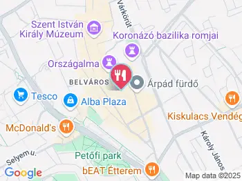 Borbár Székesfehérvár a térképen