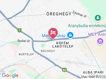 Budai Vendégház Panzió Székesfehérvár a térképen