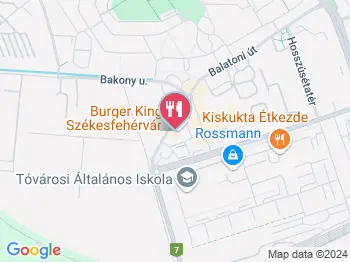 Burger King Székesfehérvár a térképen