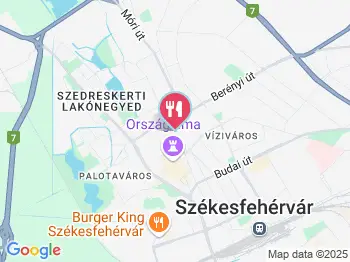 Castrum Lovagi Étterem Székesfehérvár a térképen