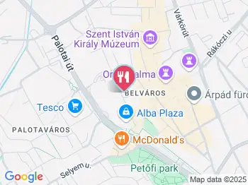 Corso Cukrászda Székesfehérvár a térképen