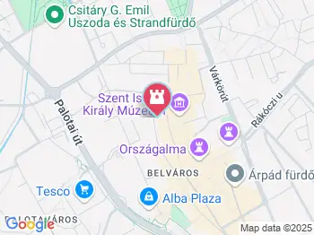 Csók István Képtár Székesfehérvár a térképen