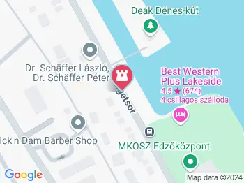 Csónakázó-tó Székesfehérvár a térképen