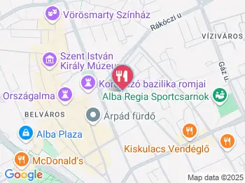 Damniczki Fagyizó Székesfehérvár a térképen