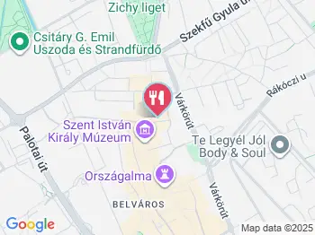 Durán Szendvics Székesfehérvár a térképen