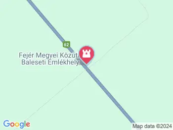 Fejér megyei közúti baleseti emlékhely Székesfehérvár a térképen