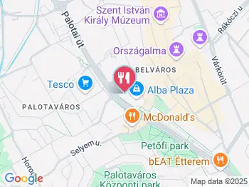 Fornetti Látványpékség - Alba Plaza Székesfehérvár a térképen