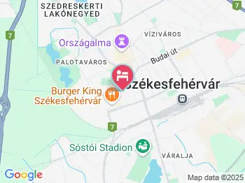 Hotel Jancsár Székesfehérvár a térképen