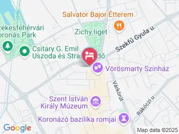 Mercure Székesfehérvár Magyar Király Székesfehérvár a térképen