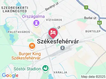 Hotel Platán Székesfehérvár Székesfehérvár a térképen