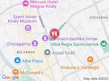 Isolabella Pizzéria Székesfehérvár a térképen