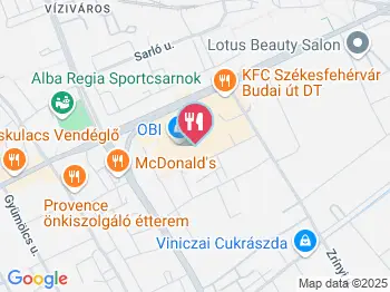 Kentucky Fried Chicken - Budai út Székesfehérvár a térképen