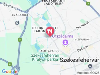 Kiskakas Étterem Székesfehérvár a térképen