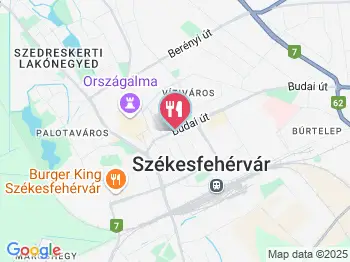 Kiskulacs Étterem Székesfehérvár a térképen