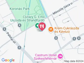 Kotyogó Kávézó Székesfehérvár a térképen