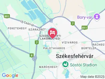 Best Western Plus Lakeside Hotel Székesfehérvár a térképen
