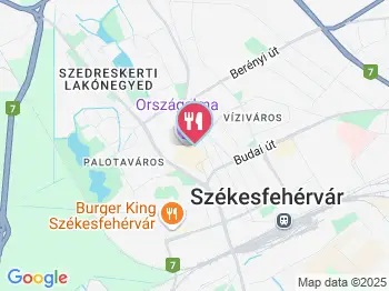 Menta Café & Lounge Székesfehérvár a térképen