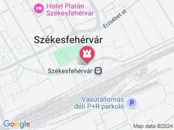 Nő pálmaággal Székesfehérvár a térképen