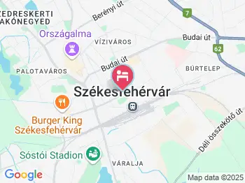 Castrum Hotel Székesfehérvár a térképen