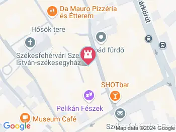 Órajáték Székesfehérvár a térképen