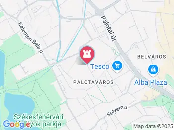 Palotavárosi Skanzen Székesfehérvár a térképen