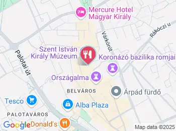 Papito Street Food & Drink Bar Székesfehérvár a térképen