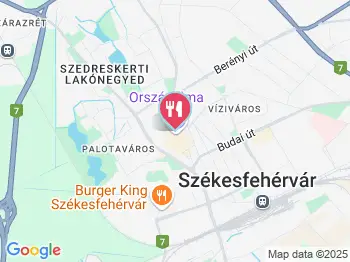 Pátria Kávéház & Étterem Székesfehérvár a térképen