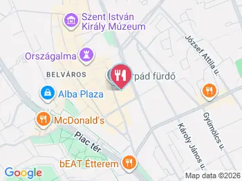 Pizza Dellarosso Fehérvár Székesfehérvár a térképen