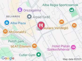 Pufi Trió Finompékáru Székesfehérvár a térképen