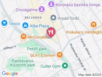 Rosetta Étterem Székesfehérvár a térképen