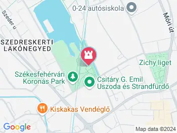 Rózsaliget Székesfehérvár a térképen