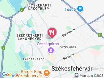 Salvator Étterem Székesfehérvár a térképen