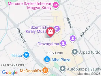 Schaár Erzsébet Gyűjtemény Székesfehérvár a térképen